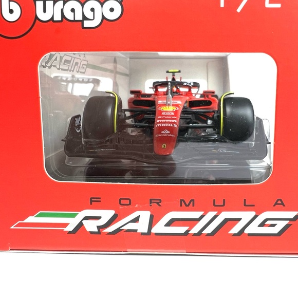 Ferrari SF-23 #55 Carlos Sainz Formula One F1  2023 Burago Diecast 1/24 Sz 9.5” - Picture 5 of 15